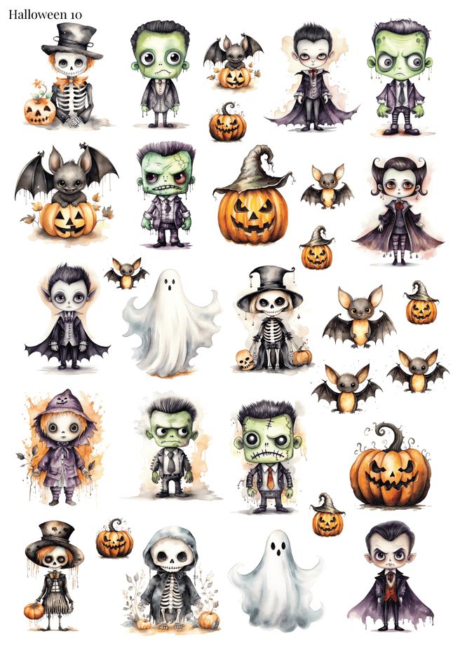 Stikeri &quot;Halloween 10&quot;