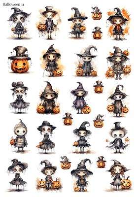 Stikeri &quot;Halloween 11&quot;