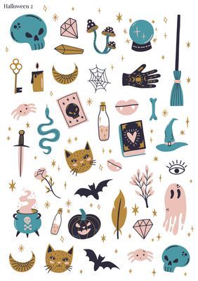 Stikeri &quot;Halloween 02&quot;