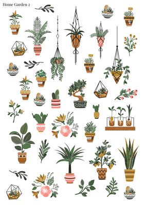 Stikeri &quot;Home Garden 2&quot;