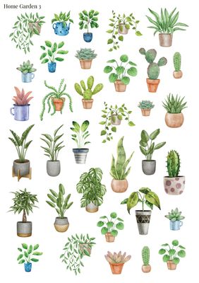 Stikeri "Home Garden 3"