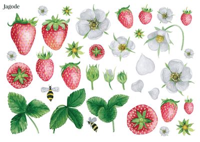 Stikeri "Jagode"