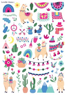 Stikeri "Lovable Llama 2"
