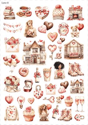 Stikeri &quot;Love 08&quot;