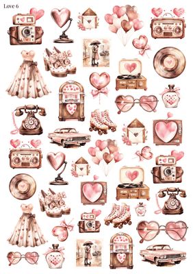 Stikeri &quot;Love 06&quot;