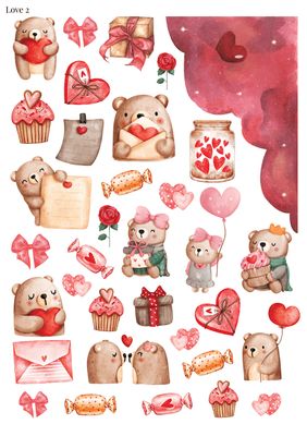 Stikeri &quot;Love 02&quot;
