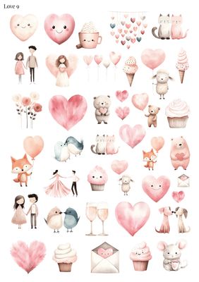 Stikeri &quot;Love 09&quot;
