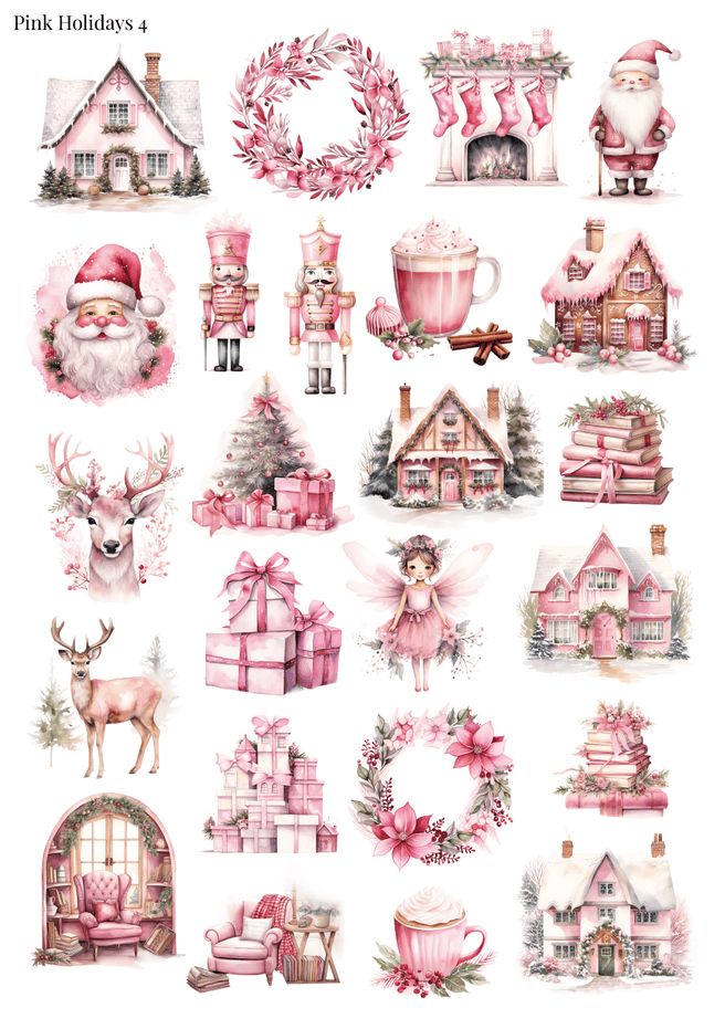 Stikeri &quot;Pink Holidays 4&quot;
