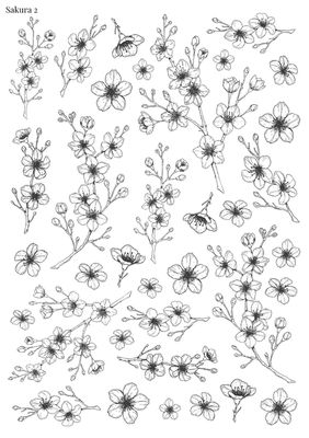 Stikeri &quot;Sakura 2&quot;