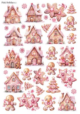 Stikeri &quot;Pink Holidays 2&quot;