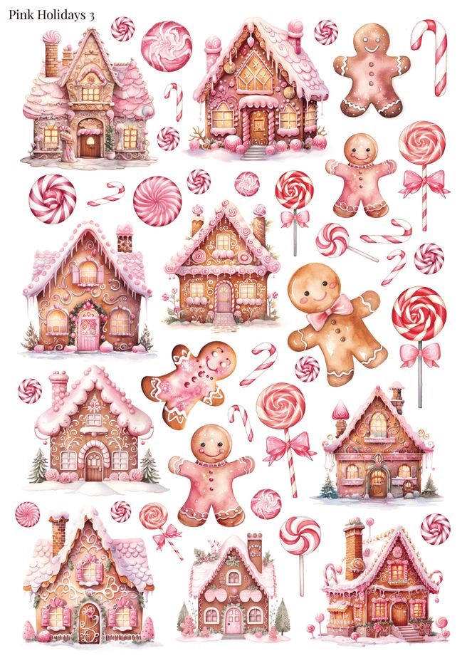 Stikeri &quot;Pink Holidays 3&quot;