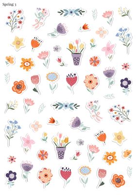 Stikeri "Spring 3"