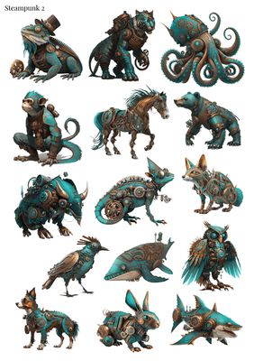 Stikeri &quot;Steampunk 2&quot;