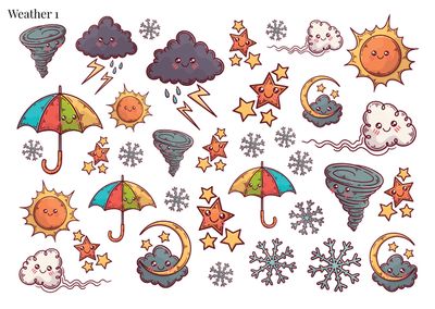 Stikeri &quot;Weather&quot;