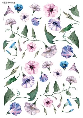 Stikeri &quot;Wildflowers 1&quot;