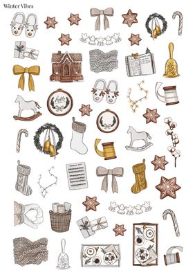 Stikeri &quot;Winter Vibes&quot;