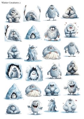 Stikeri &quot;Winter Creatures 2&quot;