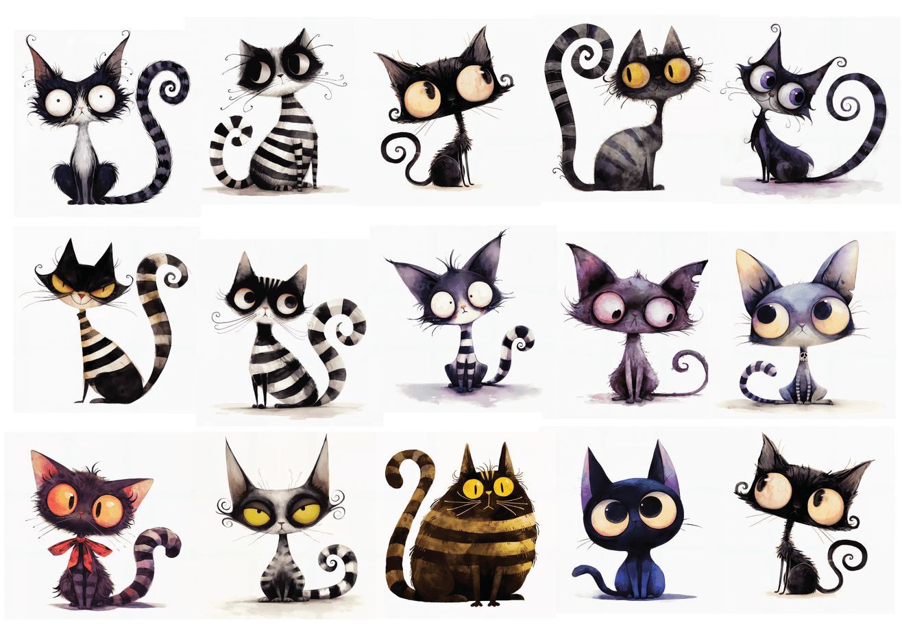 Set štampalica &quot;Adopt, Don&#39;t Shop: Cats&quot;