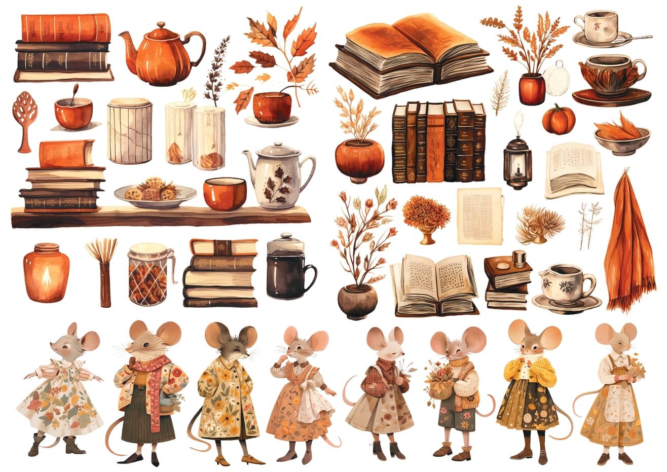 Set štampalica &quot;Cottagecore Autumn&quot;