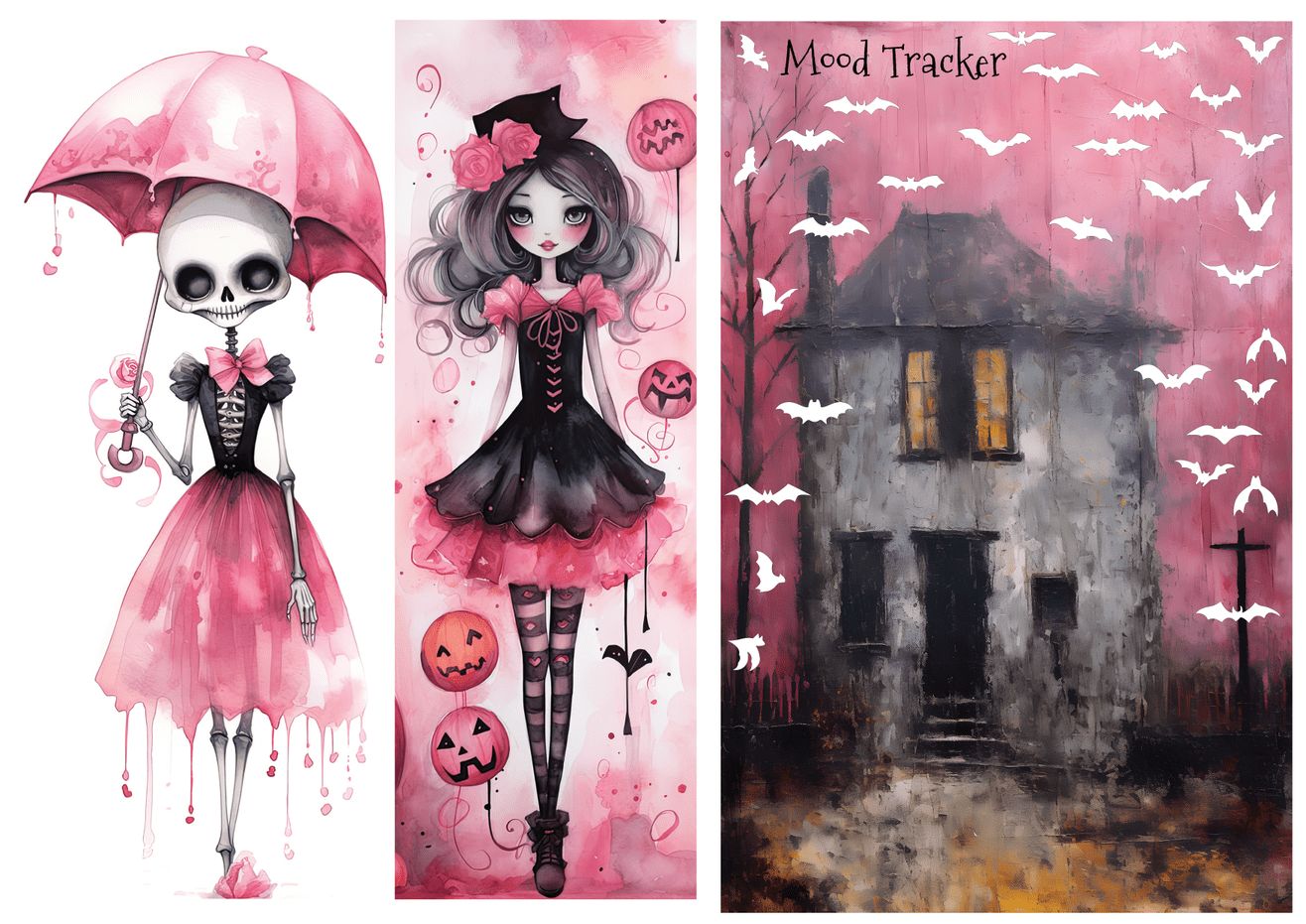 Set štampalica &quot;Pink Halloween&quot;