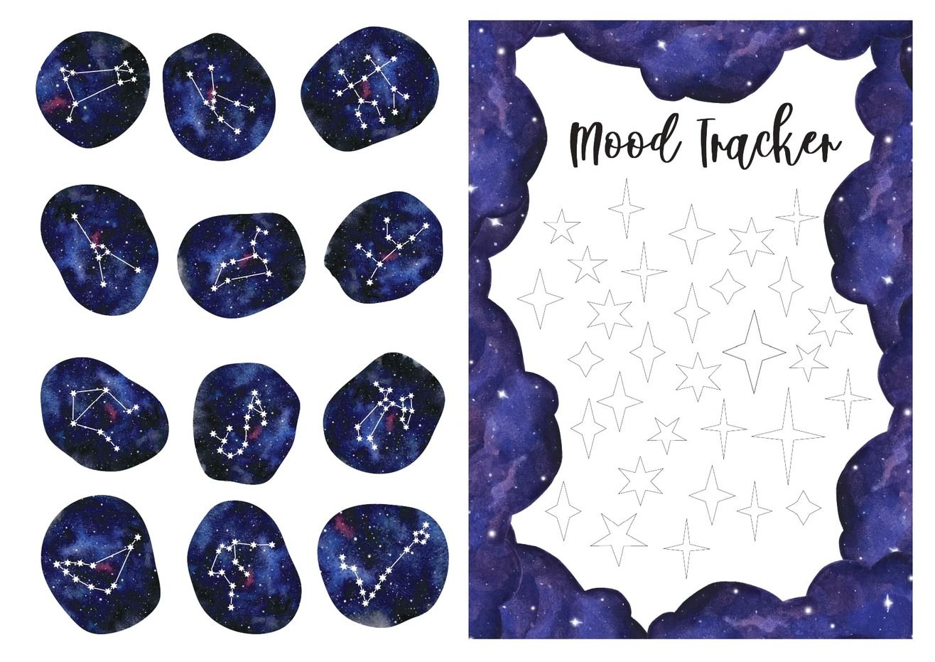 Set štampalica &quot;Night Sky&quot;