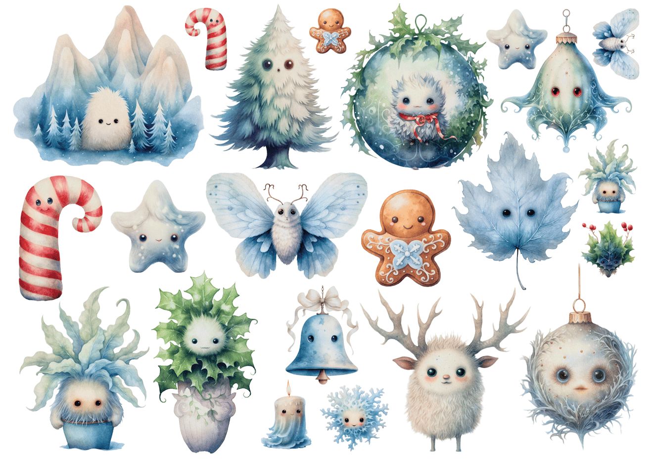 Set štampalica &quot;Winter Creatures&quot;
