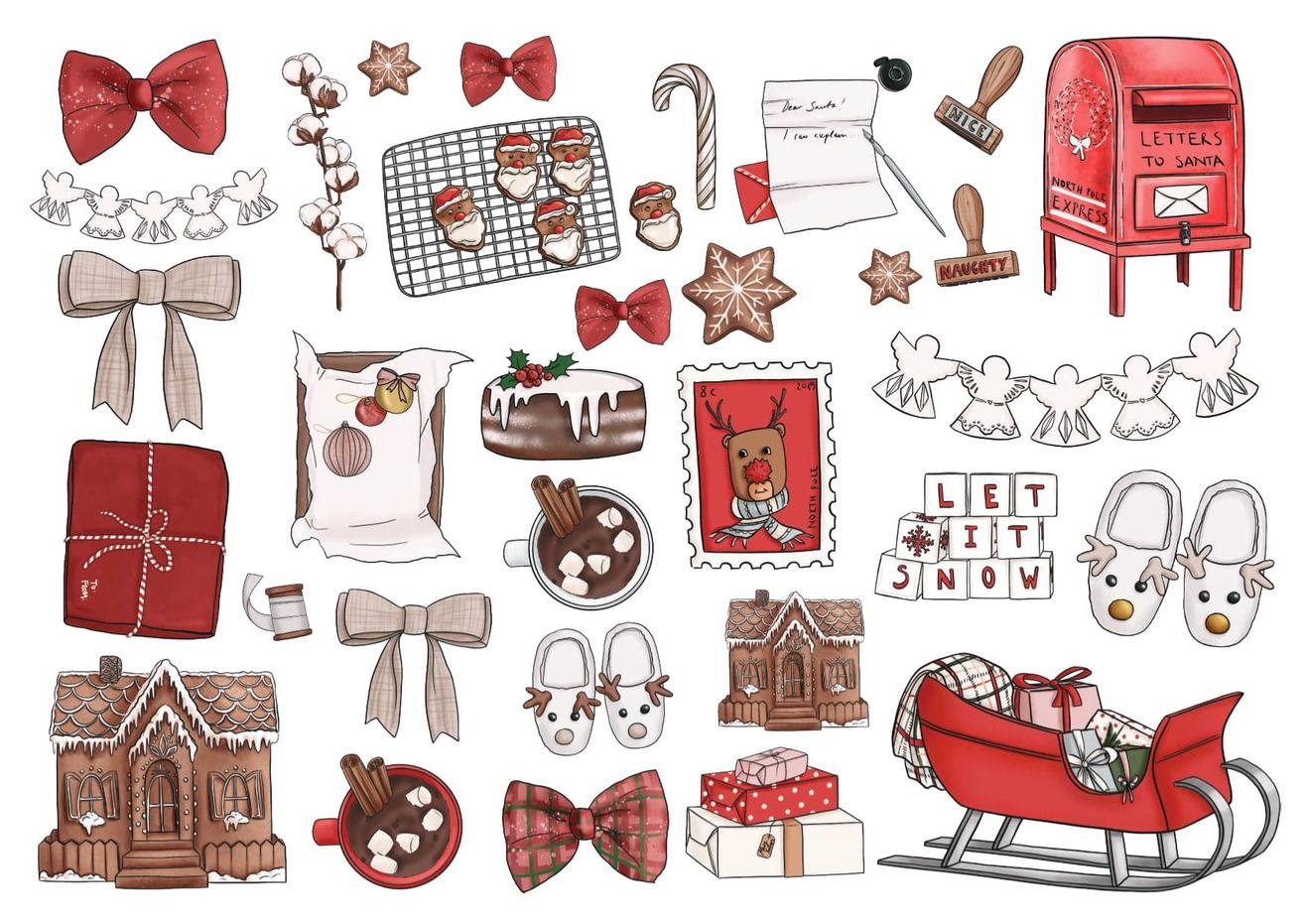 Set štampalica &quot;Dear Santa&quot;
