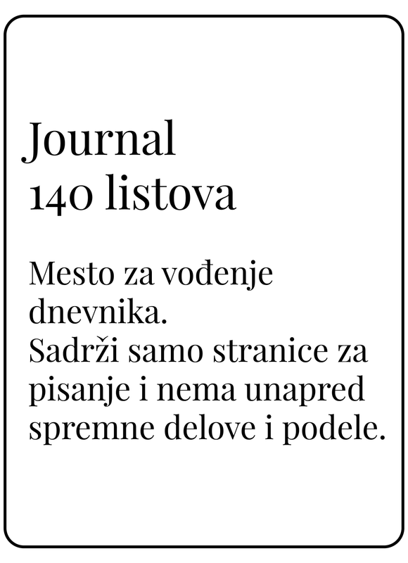 Journal sa 140 listova