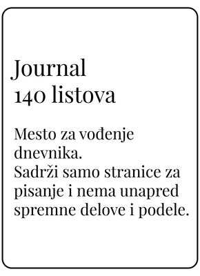 Journal sa 140 listova