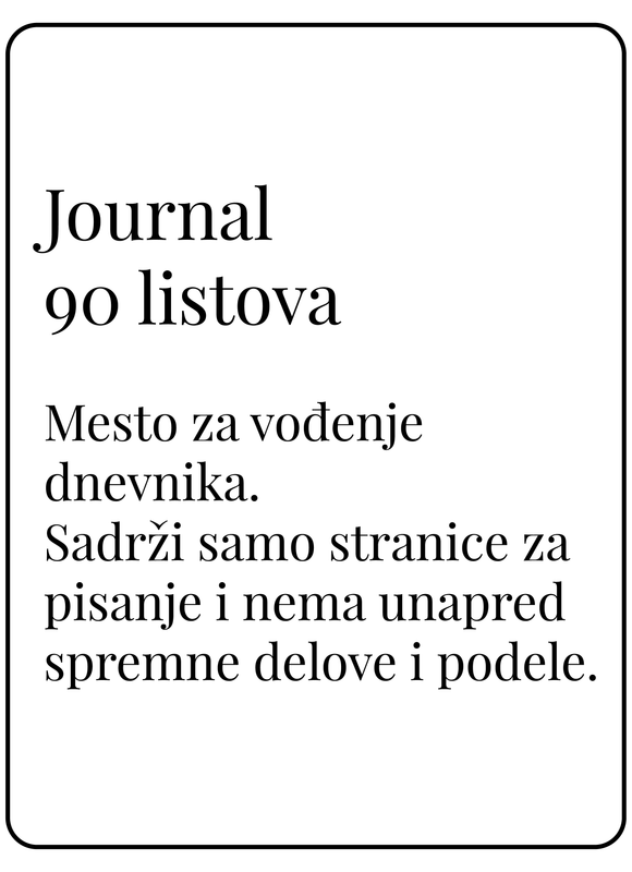 Journal sa 90 listova