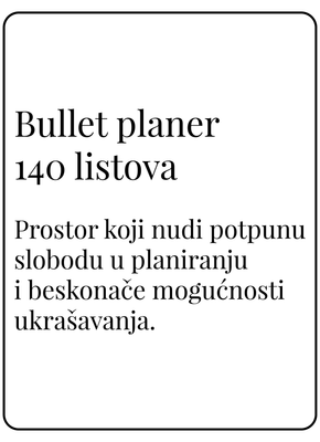 Bullet planer sa 140 listova