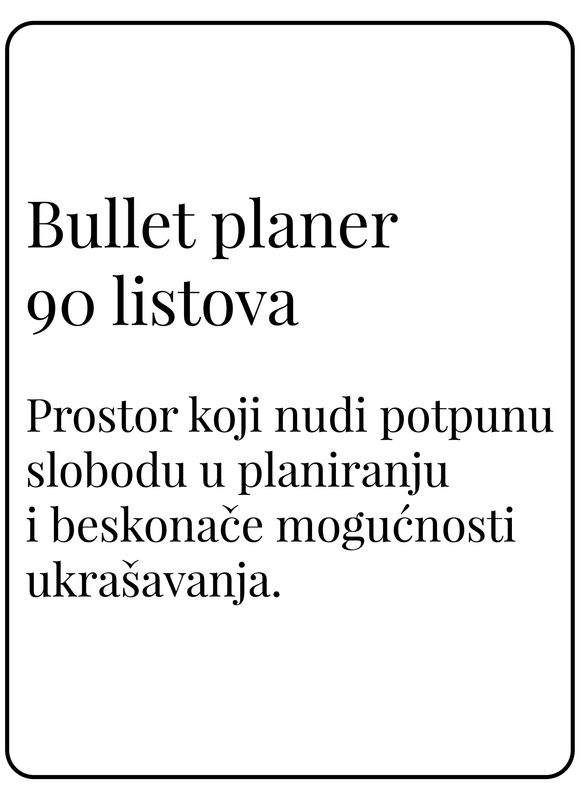 Bullet planer sa 90 listova
