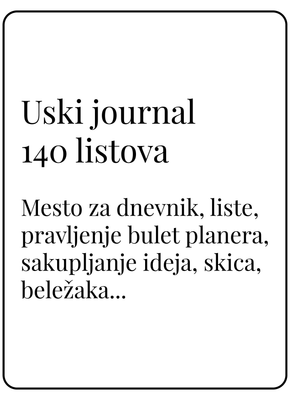 Uski journal sa 140 listova