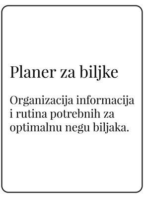 Planer za biljke