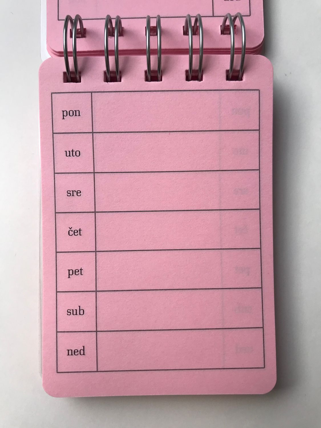 A7 notes u dve boje
