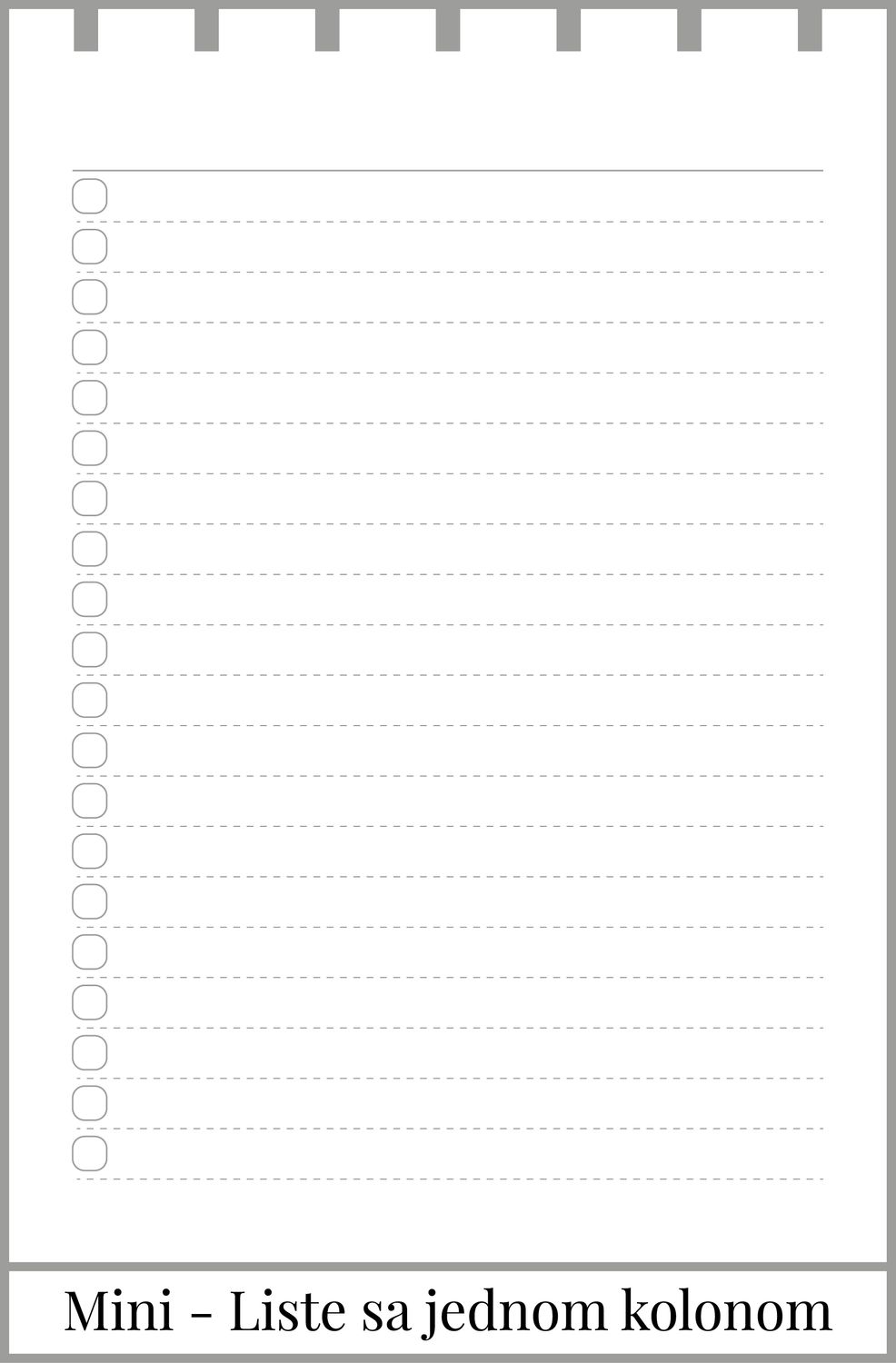 To Do A6