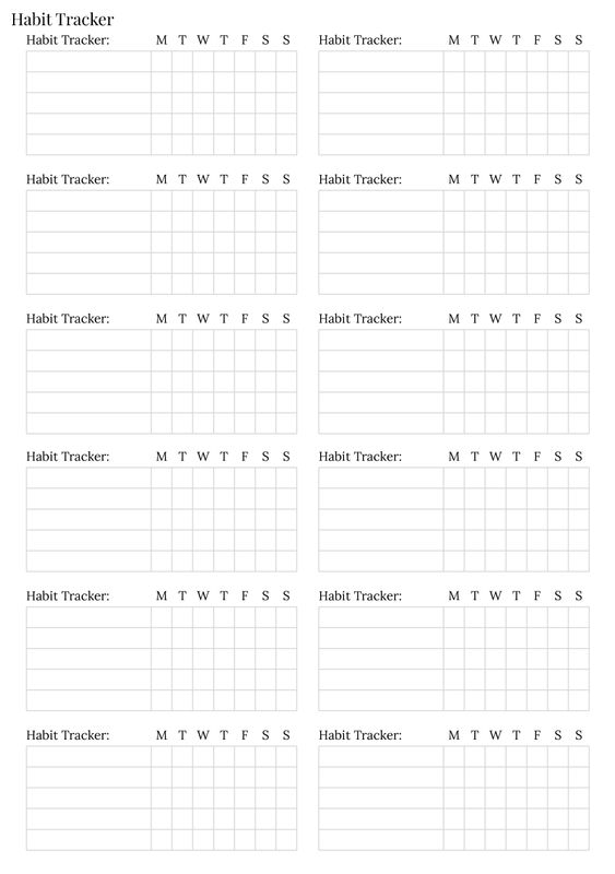 Stikeri &quot;Habit Tracker&quot;