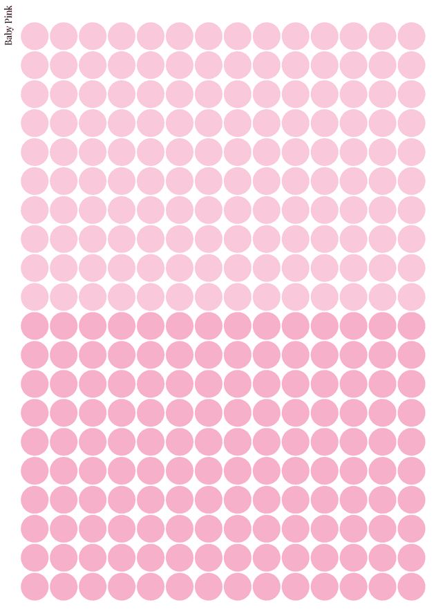 Stikeri set &quot;Baby Pink&quot;