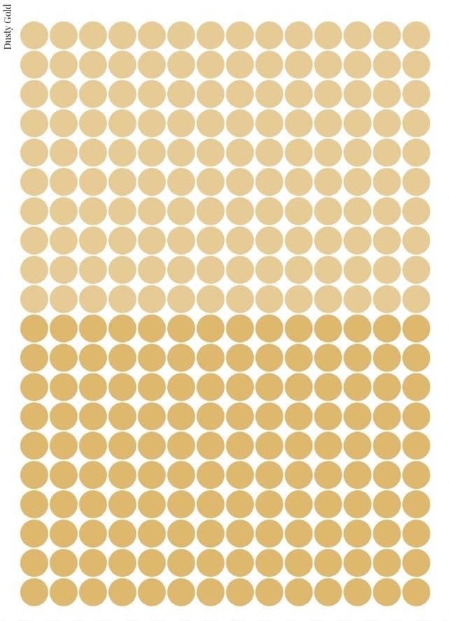 Stikeri set &quot;Dusty Gold&quot;