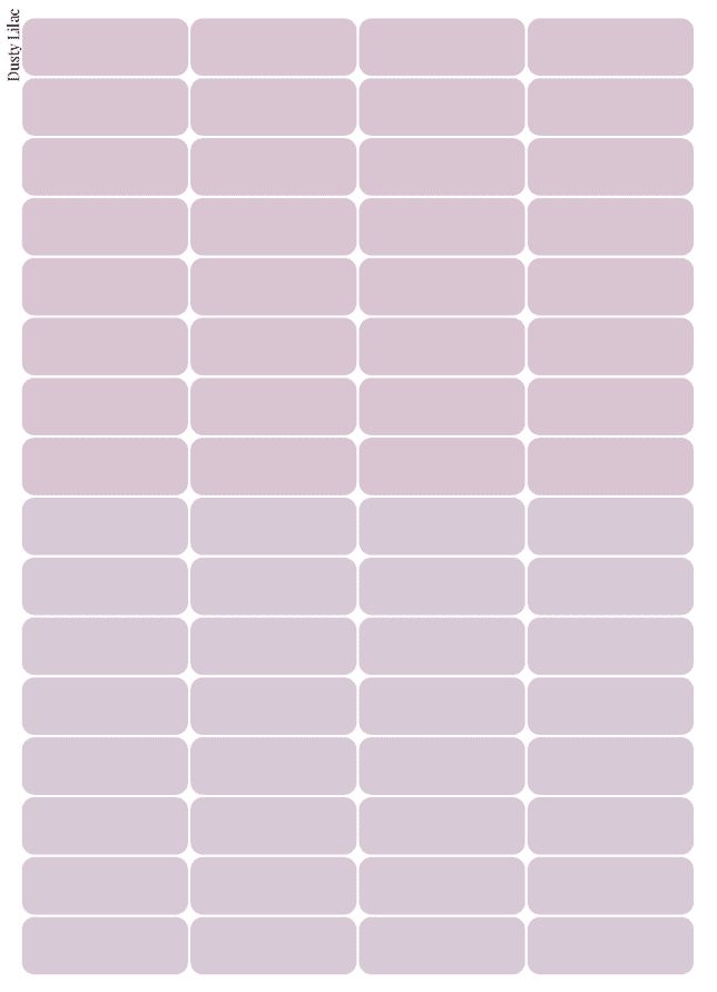 Stikeri set &quot;Dusty Lilac&quot;