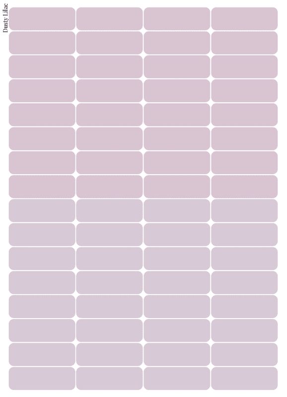 Stikeri set &quot;Dusty Lilac&quot;