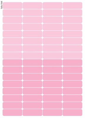 Stikeri set &quot;Baby Pink&quot;