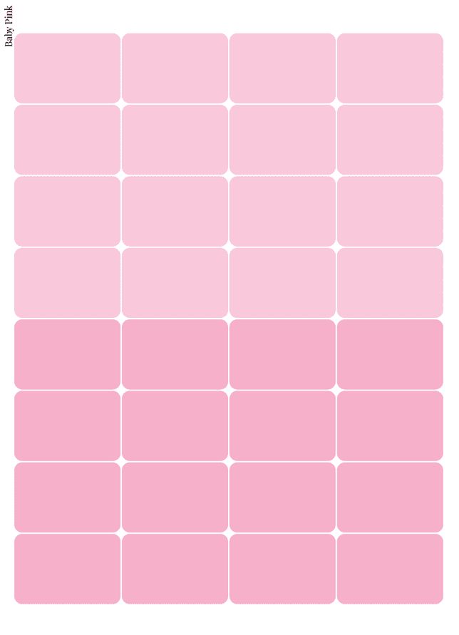 Stikeri set &quot;Baby Pink&quot;
