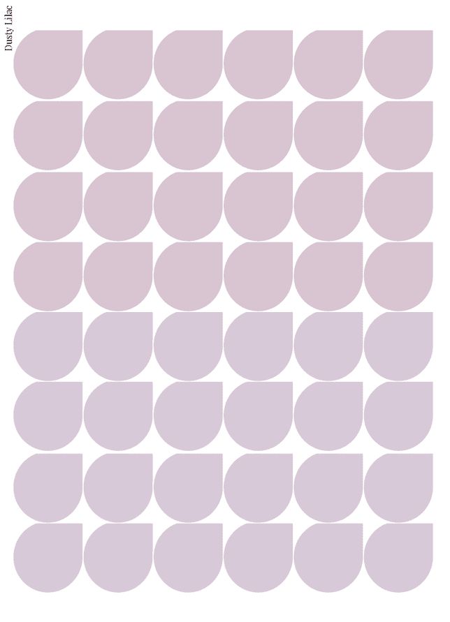 Stikeri set &quot;Dusty Lilac&quot;