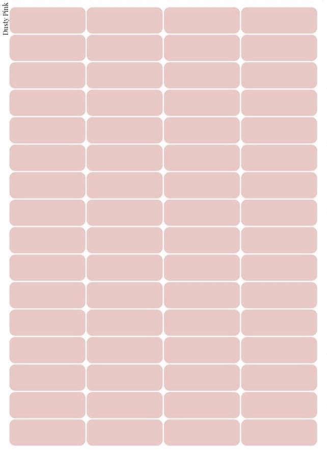 Stikeri set &quot;Dusty Pink&quot;