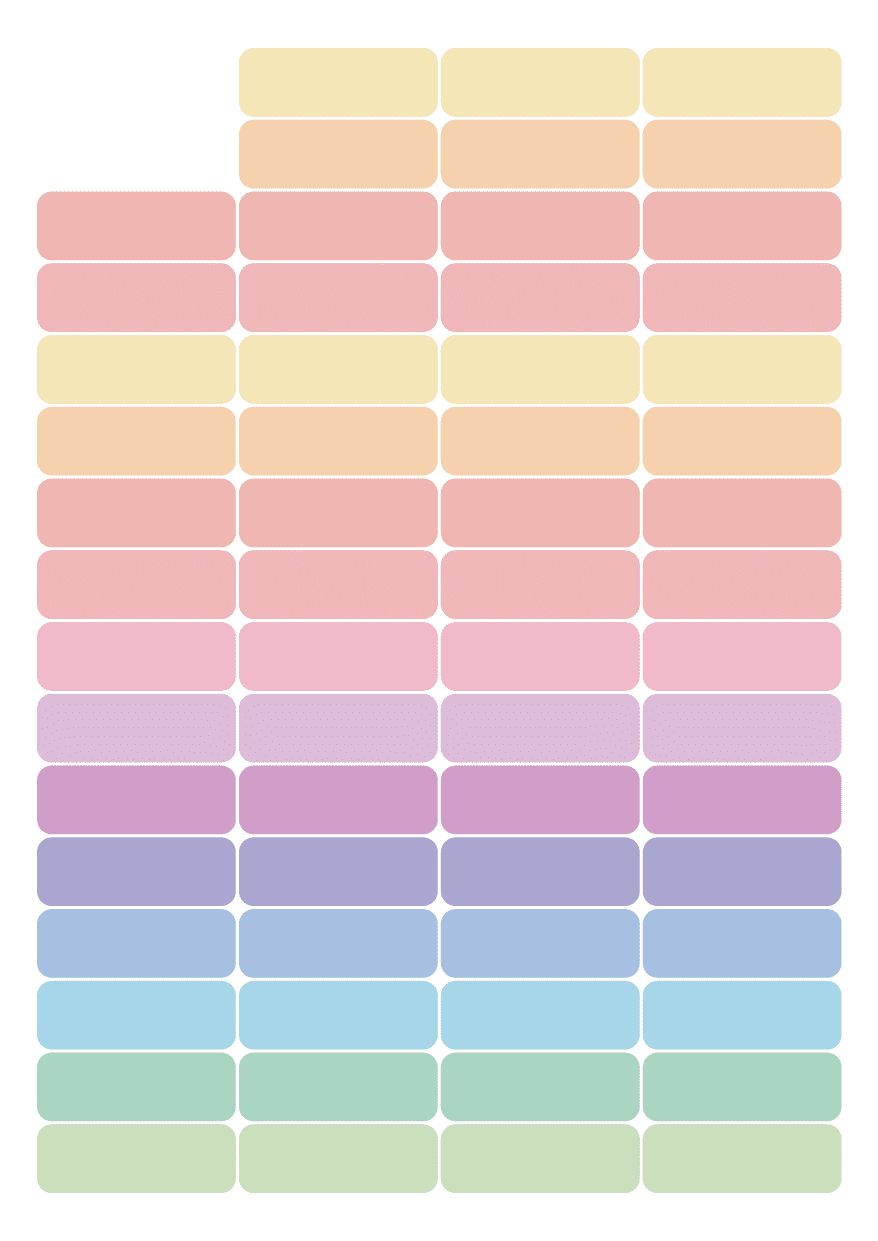 Stikeri set &quot;Pastel&quot;