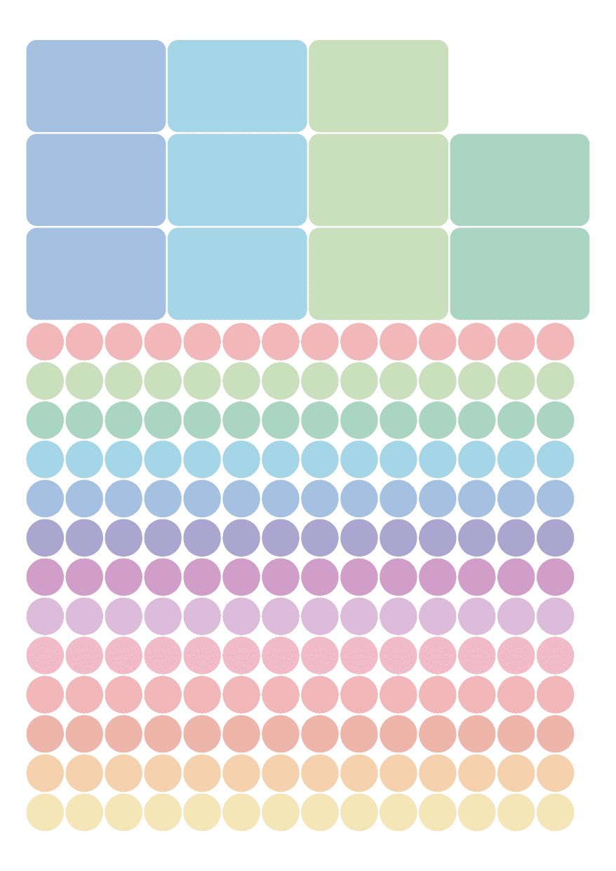 Stikeri set &quot;Pastel&quot;
