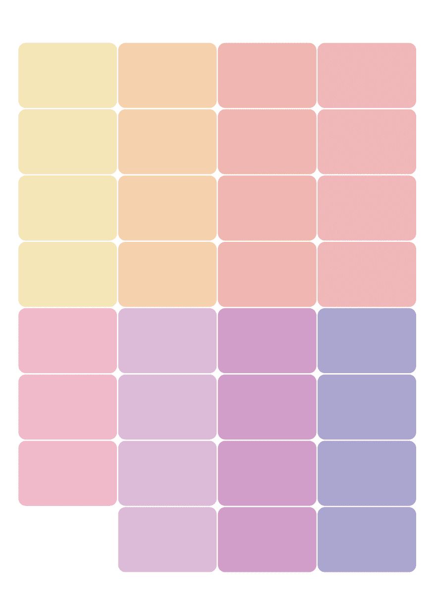 Stikeri set &quot;Pastel&quot;