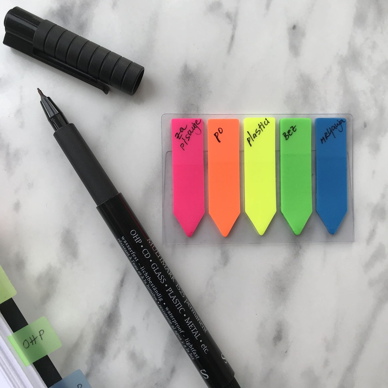 Faber-Castell OHP S crni