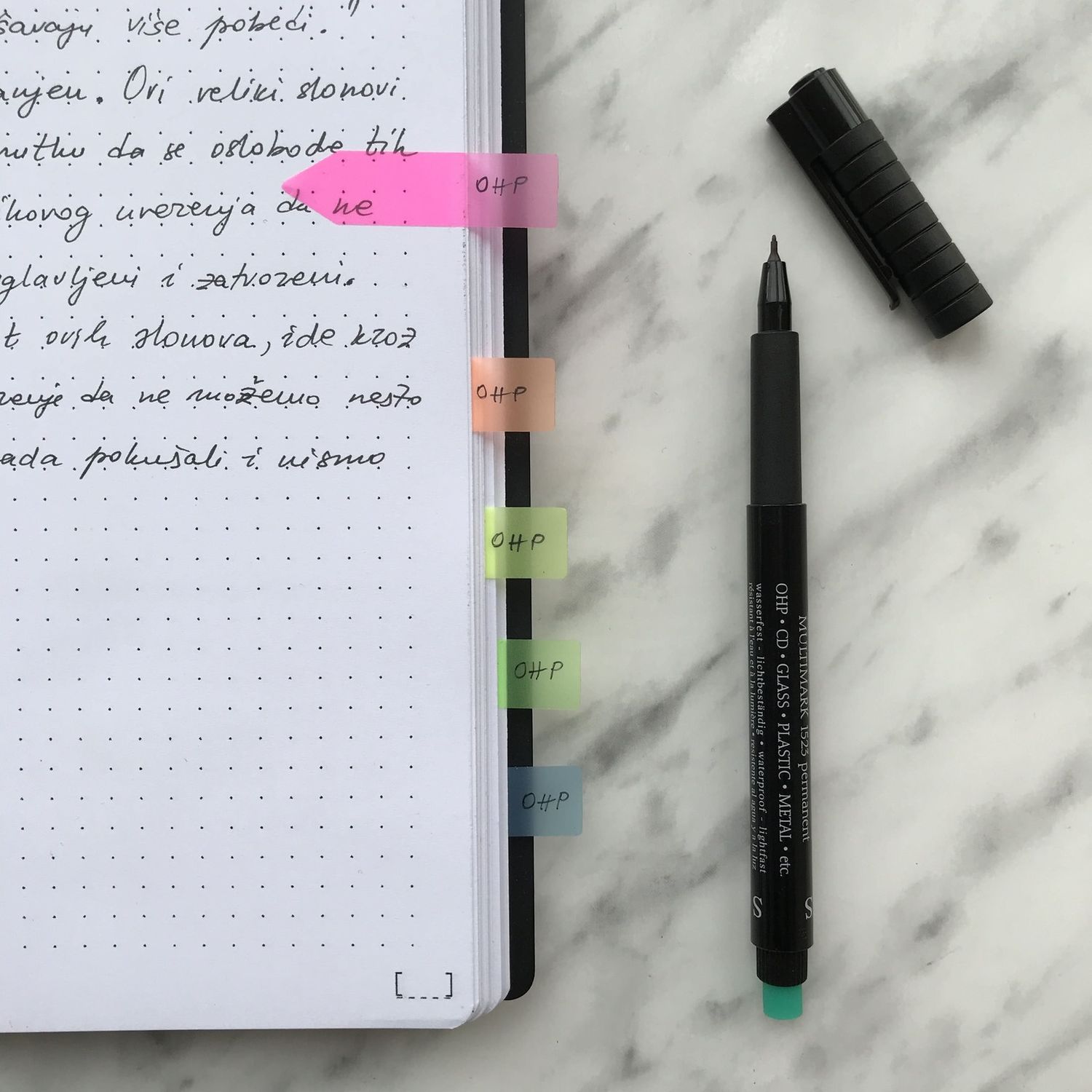 Faber-Castell OHP S crni